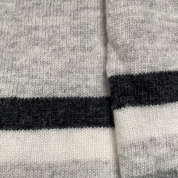 Loft Drape Open Cardigan 💗 Gray & White - Picture 10 of 13